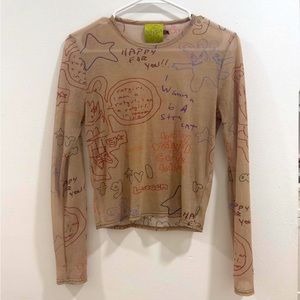 HEAVEN / RATGIRL MESH LONGSLEEVE